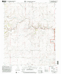 Download a high-resolution, GPS-compatible USGS topo map for Mc Laughlin Bridge, NM (2001 edition)
