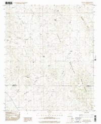 preview thumbnail of historical topo map of Sierra County, NM in 1996