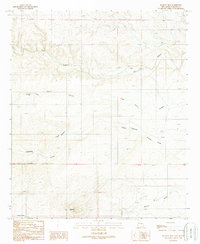 Download a high-resolution, GPS-compatible USGS topo map for Meadow Hill, NM (1989 edition)