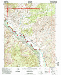 Download a high-resolution, GPS-compatible USGS topo map for Medanales, NM (1998 edition)