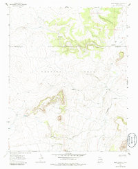 Download a high-resolution, GPS-compatible USGS topo map for Mesa Cherisco, NM (1986 edition)