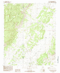preview thumbnail of historical topo map of Valencia County, NM in 1985