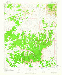 Download a high-resolution, GPS-compatible USGS topo map for Mesa Portales, NM (1963 edition)