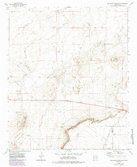 preview thumbnail of historical topo map of Chaves County, NM in 1973