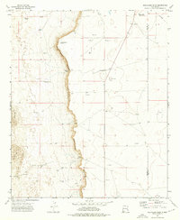 Download a high-resolution, GPS-compatible USGS topo map for Mescalero Point, NM (1976 edition)