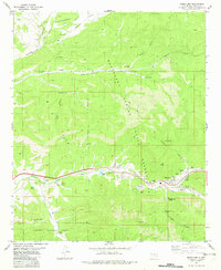 Download a high-resolution, GPS-compatible USGS topo map for Mescalero, NM (1982 edition)