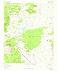 Download a high-resolution, GPS-compatible USGS topo map for Mesita, NM (1973 edition)