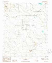 Download a high-resolution, GPS-compatible USGS topo map for Miami NE, NM (1987 edition)