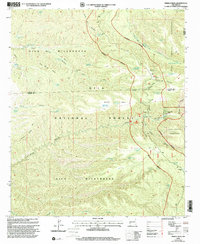 Download a high-resolution, GPS-compatible USGS topo map for Middle Mesa, NM (2002 edition)