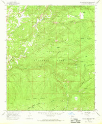 Download a high-resolution, GPS-compatible USGS topo map for Milligan Mountain, NM (1968 edition)
