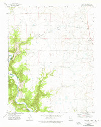 preview thumbnail of historical topo map of Harding County, NM in 1972