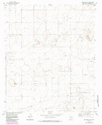 Download a high-resolution, GPS-compatible USGS topo map for Milnesand NW, NM (1985 edition)