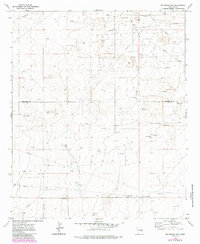 Download a high-resolution, GPS-compatible USGS topo map for Milnesand SW, NM (1985 edition)