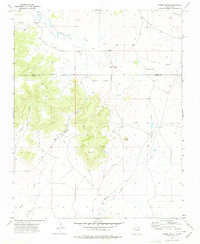 preview thumbnail of historical topo map of Harding County, NM in 1973