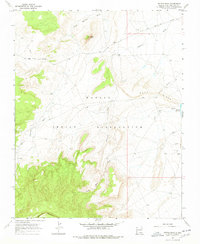 Download a high-resolution, GPS-compatible USGS topo map for Mitten Rock, NM (1978 edition)