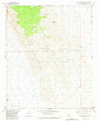 Download a high-resolution, GPS-compatible USGS topo map for Mockingbird Gap SE, NM (1982 edition)