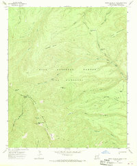 Download a high-resolution, GPS-compatible USGS topo map for Mogollon Baldy Peak, NM (1970 edition)