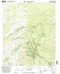 preview thumbnail of historical topo map of Mogollon, NM in 1999