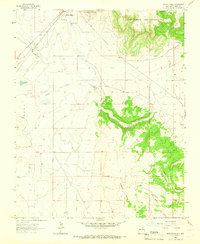 Download a high-resolution, GPS-compatible USGS topo map for Mogote Hills, NM (1966 edition)