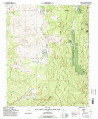 Download a high-resolution, GPS-compatible USGS topo map for Mogote Peak, NM (1998 edition)