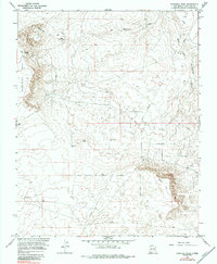 Download a high-resolution, GPS-compatible USGS topo map for Moncisco Wash, NM (1984 edition)