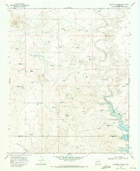 preview thumbnail of historical topo map of Harding County, NM in 1968
