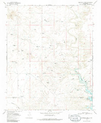 Download a high-resolution, GPS-compatible USGS topo map for Montesito Creek, NM (1986 edition)