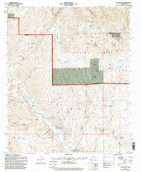 preview thumbnail of historical topo map of Sierra County, NM in 1995