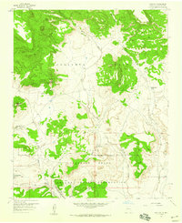 Download a high-resolution, GPS-compatible USGS topo map for Moquino, NM (1959 edition)