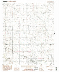 preview thumbnail of historical topo map of Santa Fe County, NM in 1986