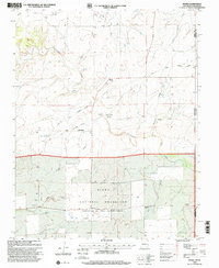 Download a high-resolution, GPS-compatible USGS topo map for Moses, NM (2001 edition)