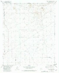 Download a high-resolution, GPS-compatible USGS topo map for Mound Springs, NM (1982 edition)