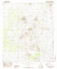 preview thumbnail of historical topo map of Doña Ana County, NM in 1985