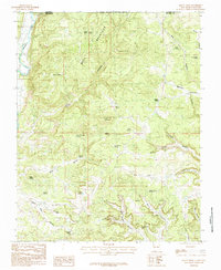 Download a high-resolution, GPS-compatible USGS topo map for Mount Nebo, NM (1985 edition)
