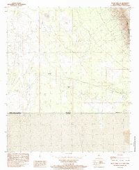 preview thumbnail of historical topo map of Doña Ana County, NM in 1985