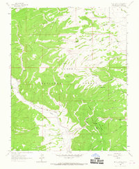 Download a high-resolution, GPS-compatible USGS topo map for Mule Canyon, NM (1967 edition)