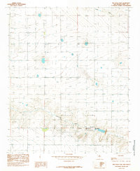 Download a high-resolution, GPS-compatible USGS topo map for Ned Houk Park, NM (1985 edition)