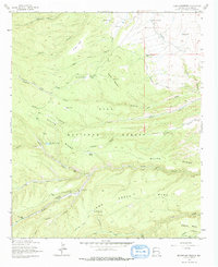 Download a high-resolution, GPS-compatible USGS topo map for Negrito Mountain, NM (1965 edition)