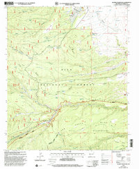 Download a high-resolution, GPS-compatible USGS topo map for Negrito Mountain, NM (2002 edition)
