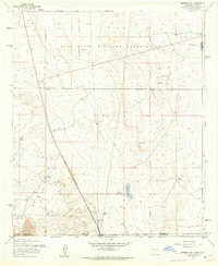 preview thumbnail of historical topo map of Doña Ana County, NM in 1955