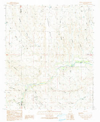 Download a high-resolution, GPS-compatible USGS topo map for Nichols Canyon, NM (1991 edition)