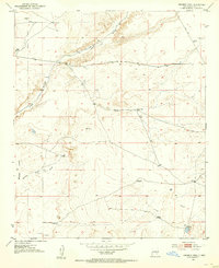 Download a high-resolution, GPS-compatible USGS topo map for Ninemile Well, NM (1953 edition)