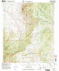 Download a high-resolution, GPS-compatible USGS topo map for Nogal, NM (2006 edition)