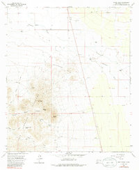 Download a high-resolution, GPS-compatible USGS topo map for North PeAk, NM (1986 edition)