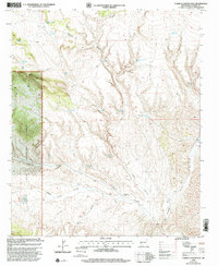 Download a high-resolution, GPS-compatible USGS topo map for O Bar O Canyon East, NM (2002 edition)
