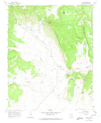 Download a high-resolution, GPS-compatible USGS topo map for Ocate, NM (1974 edition)