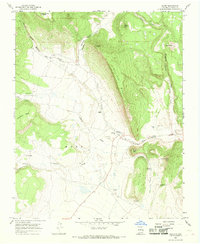 Download a high-resolution, GPS-compatible USGS topo map for Ocate, NM (1968 edition)