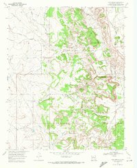 Download a high-resolution, GPS-compatible USGS topo map for Ojito Spring, NM (1972 edition)