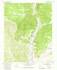 1953 Map of Ojo Caliente, 1981 Print