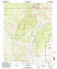 Download a high-resolution, GPS-compatible USGS topo map for Ojo Caliente, NM (1998 edition)